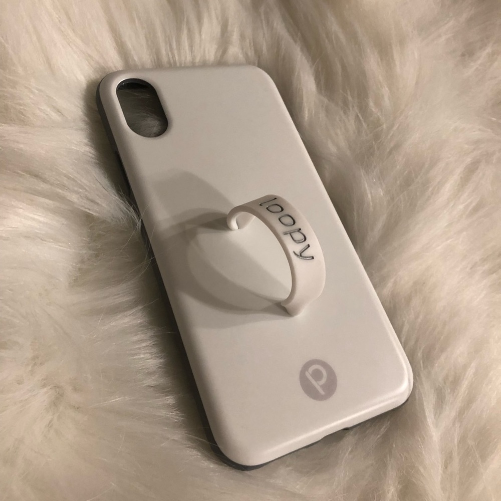 White Loopy iPhone X/XS Case